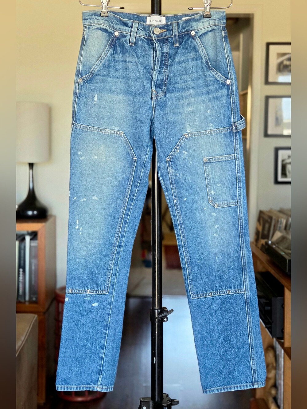 Frame Denim Le Slouch Carpenter Jeans - Waterfalls